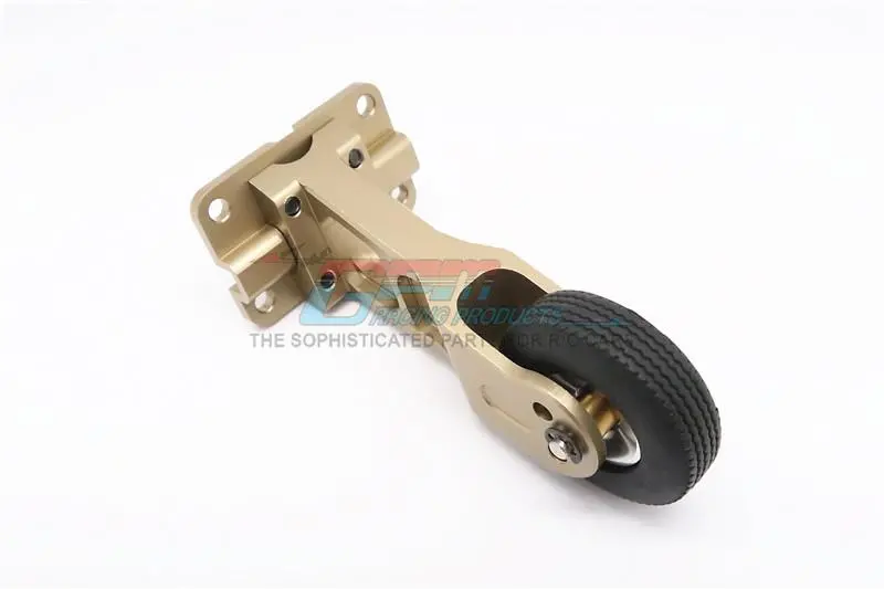 Tamiya Gf01 / Wild Willy 2 Aluminum Wheelie Bar - 1 Set Titanium 1
