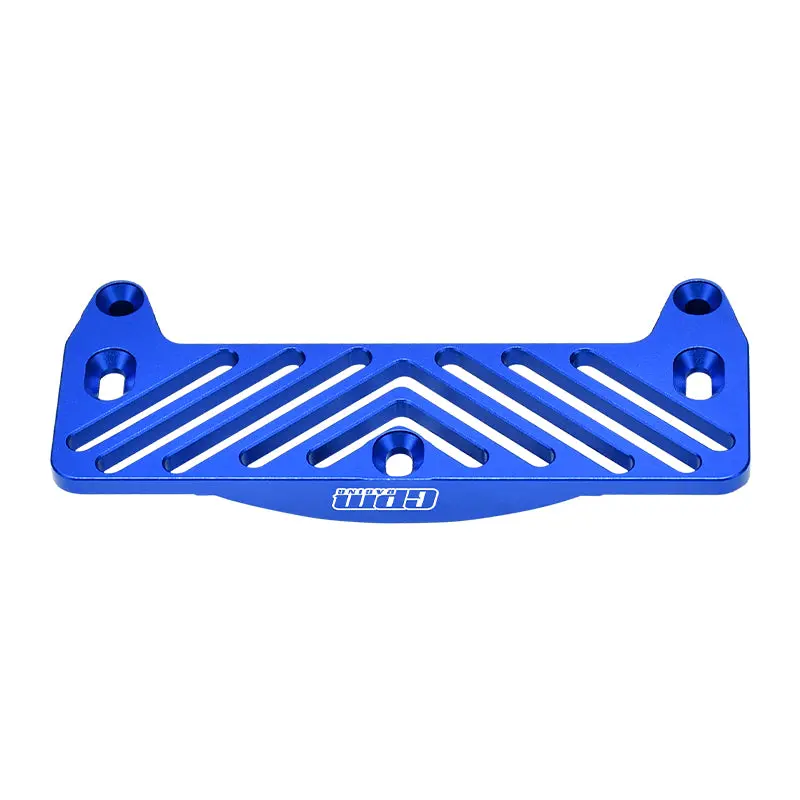 Tamiya Lunch Box Aluminum Front Bumper Mount - 1Pc Set Blue 1