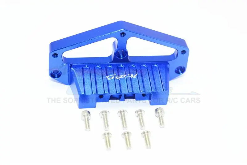 Tamiya Lunch Box Aluminum Front Lower Arm Stabilizer - 1Pc Set Blue 1