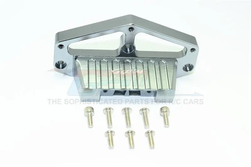 Tamiya Lunch Box Aluminum Front Lower Arm Stabilizer - 1Pc Set Gray Silver 1
