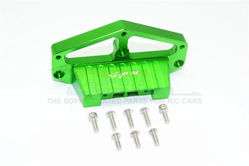 Tamiya Lunch Box Aluminum Front Lower Arm Stabilizer - 1Pc Set Green 1