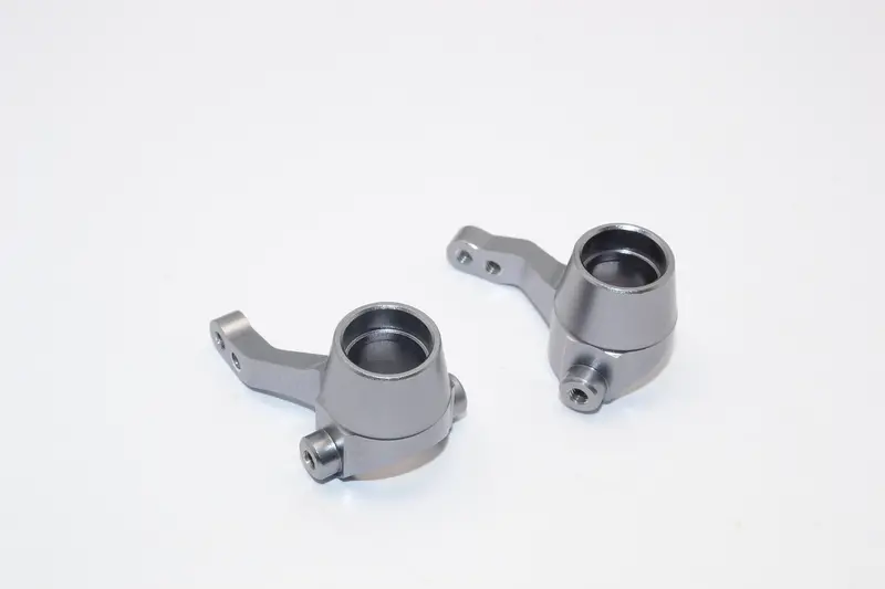 Tamiya M06 Aluminum Front Knuckle Arm - 1Pr Gray Silver 1
