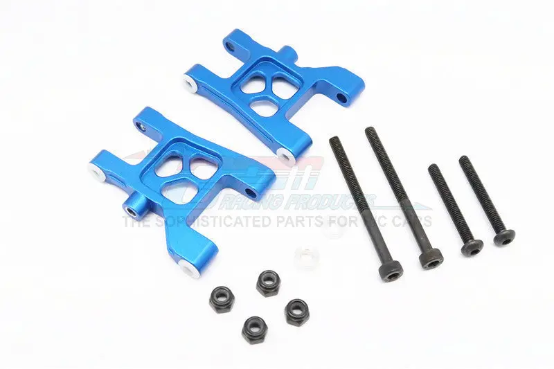 Tamiya M1025 Hummer Aluminum Front Lower Arm - 1Pr Blue 1
