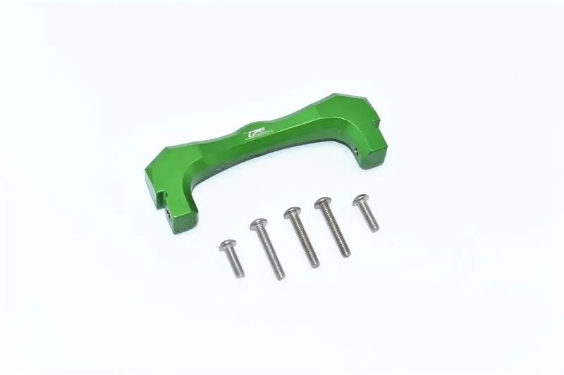 Tamiya Mercedes-Benz G500 Cc-02 (#58675) Aluminium Front Bumper Mount - 1Pc Set Green 1
