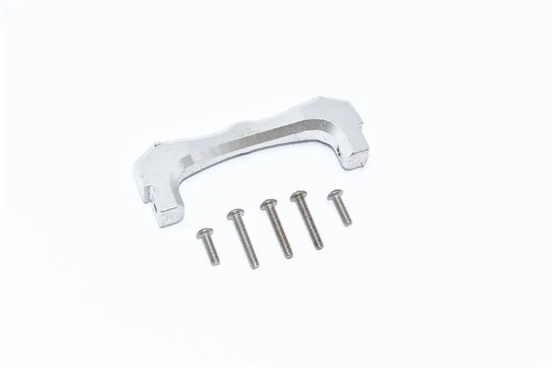 Tamiya Mercedes-Benz G500 Cc-02 (#58675) Aluminium Front Bumper Mount - 1Pc Set Silver 1