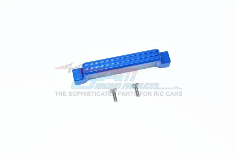 Tamiya Mercedes-Benz G500 Cc-02 (#58675) Aluminum Battery Upper Mount - 1Pc Set Blue 1