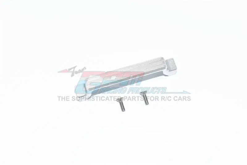 Tamiya Mercedes-Benz G500 Cc-02 (#58675) Aluminum Battery Upper Mount - 1Pc Set Silver 1