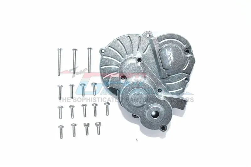 Tamiya Mercedes-Benz G500 Cc-02 (#58675) Aluminum Center Gearbox - 1 Set Gray Silver 1