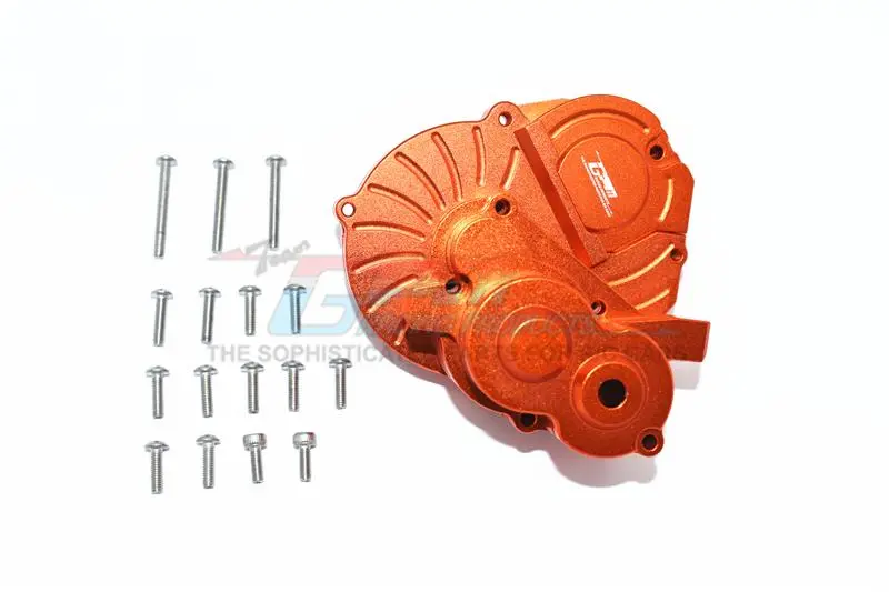 Tamiya Mercedes-Benz G500 Cc-02 (#58675) Aluminum Center Gearbox - 1 Set Orange 1