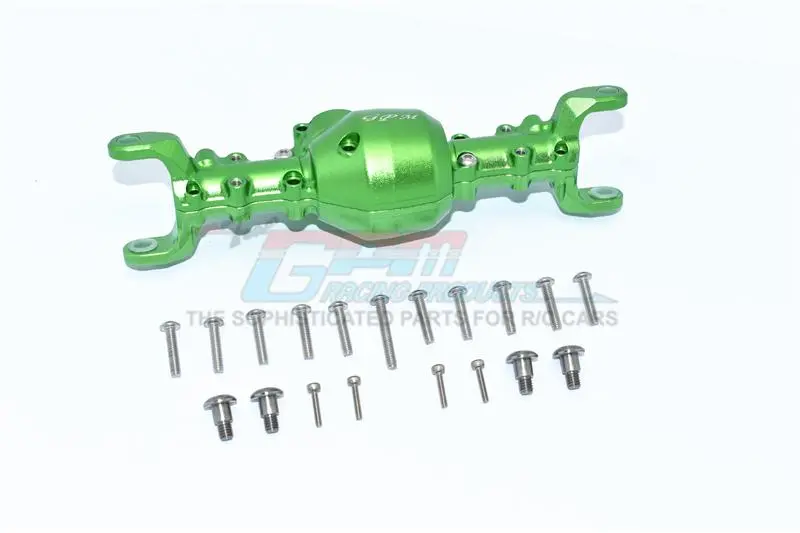 Tamiya Mercedes-Benz G500 Cc-02 (#58675) Aluminum Front Gear Box - 1 Set Green 1