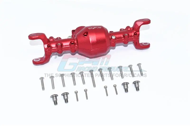 Tamiya Mercedes-Benz G500 Cc-02 (#58675) Aluminum Front Gear Box - 1 Set Red 1