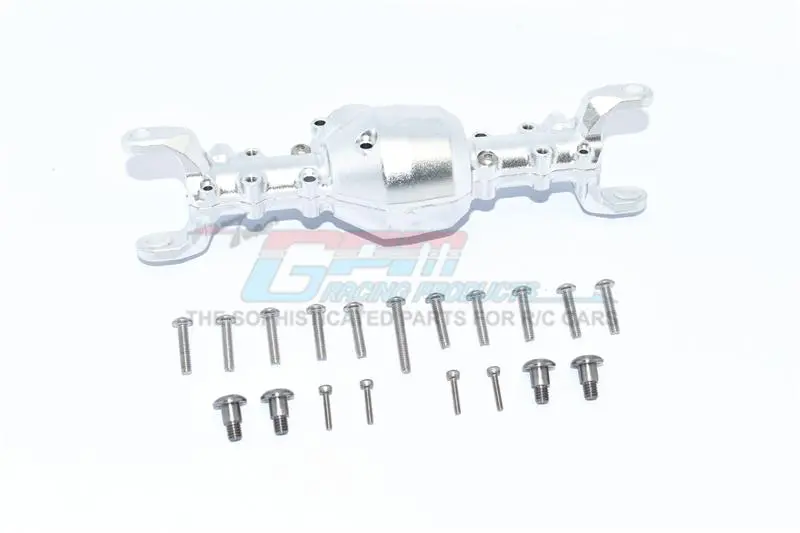 Tamiya Mercedes-Benz G500 Cc-02 (#58675) Aluminum Front Gear Box - 1 Set Silver 1