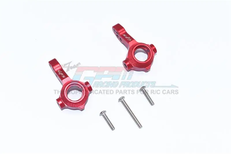 Tamiya Mercedes-Benz G500 Cc-02 (#58675) Aluminum Front Knuckle Arms - 2Pc Set Red 1