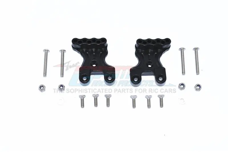 Tamiya Mercedes-Benz G500 Cc-02 (#58675) Aluminum Front Shock Mount - 2Pc Set Black 1