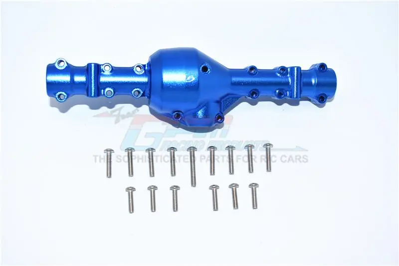 Tamiya Mercedes-Benz G500 Cc-02 (#58675) Aluminum Rear Gear Box -1 Set Blue 1