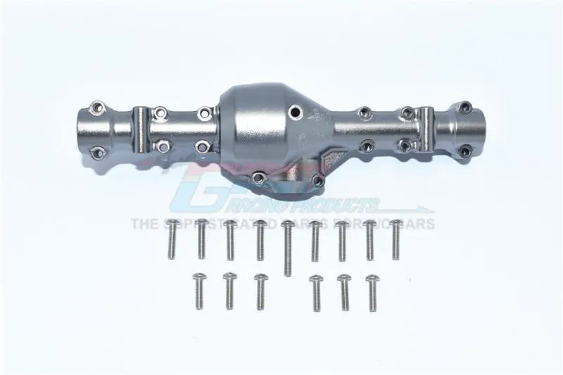 Tamiya Mercedes-Benz G500 Cc-02 (#58675) Aluminum Rear Gear Box -1 Set Gray Silver 1