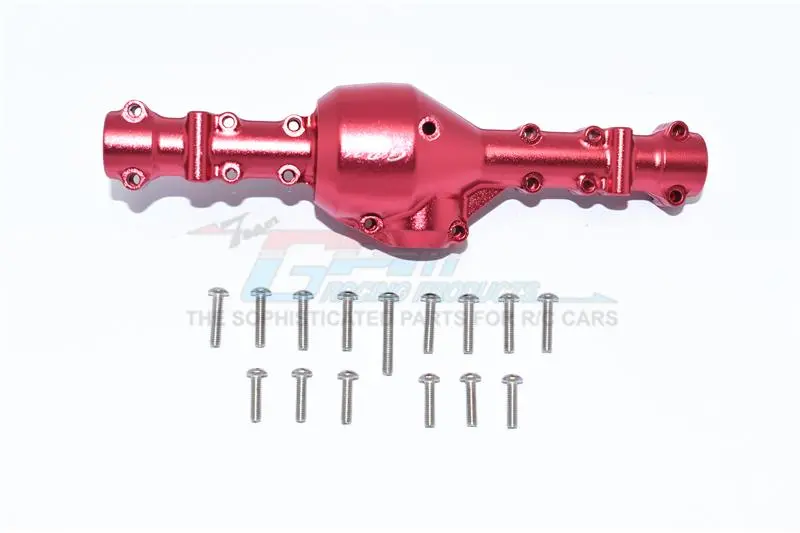 Tamiya Mercedes-Benz G500 Cc-02 (#58675) Aluminum Rear Gear Box -1 Set Red 1