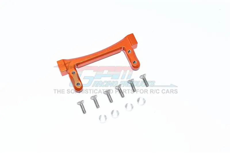 Tamiya Mercedes-Benz G500 Cc-02 (#58675) Aluminum Servo Mount - 1Pc Set Orange 1