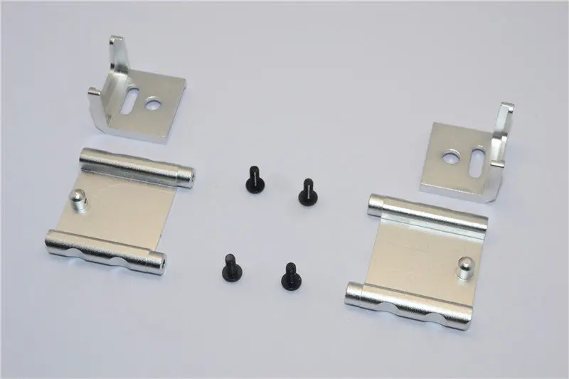 Tamiya Mf01x Aluminum Battery Holder (134Mm) - 1 Set Silver 1