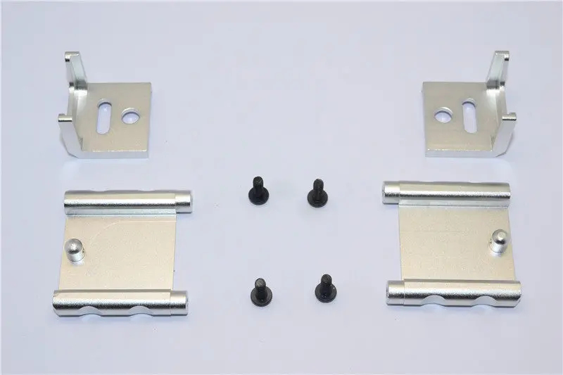 Tamiya Mf01x Aluminum Battery Holder (138Mm) - 1 Set Silver 1