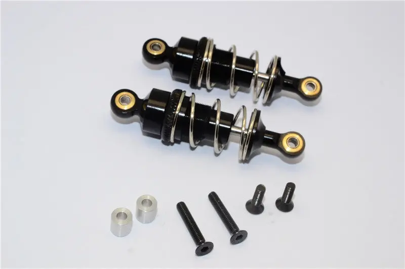 Tamiya Mf01x Aluminum Front Adjustable Spring Damper 53Mm - 1Pr Set Black 1