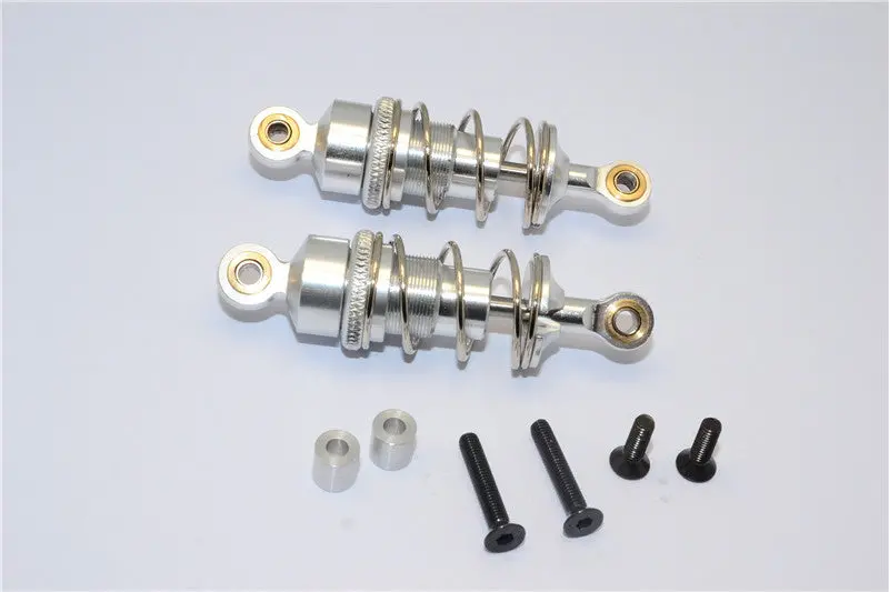 Tamiya Mf01x Aluminum Front Adjustable Spring Damper 53Mm - 1Pr Set Silver 1