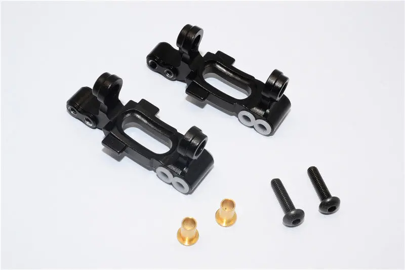 Tamiya Mf01x Aluminum Front C-Hub - 1Pr Set Black 1