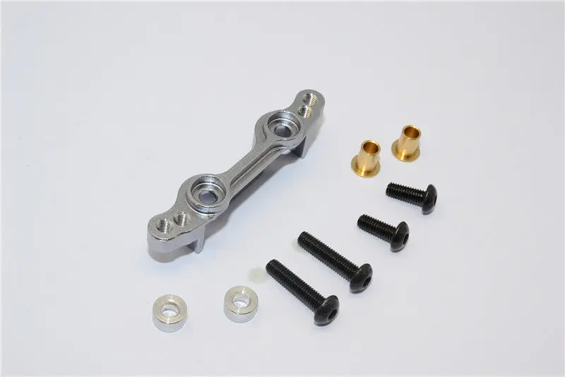 Tamiya Mf01x Aluminum Front Damper Mount - 1Pc Set Gray Silver 1