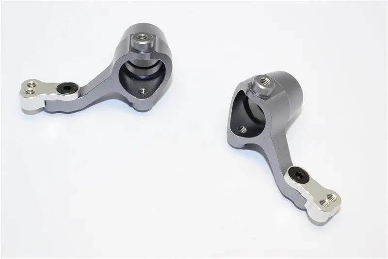 Tamiya Mf01x Aluminum Front Knuckle Arm - 1Pr Set Gray Silver 1