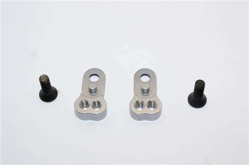 Tamiya Mf01x Aluminum Front Knuckle Steering Mount - 1Pr Set Gray Silver 1