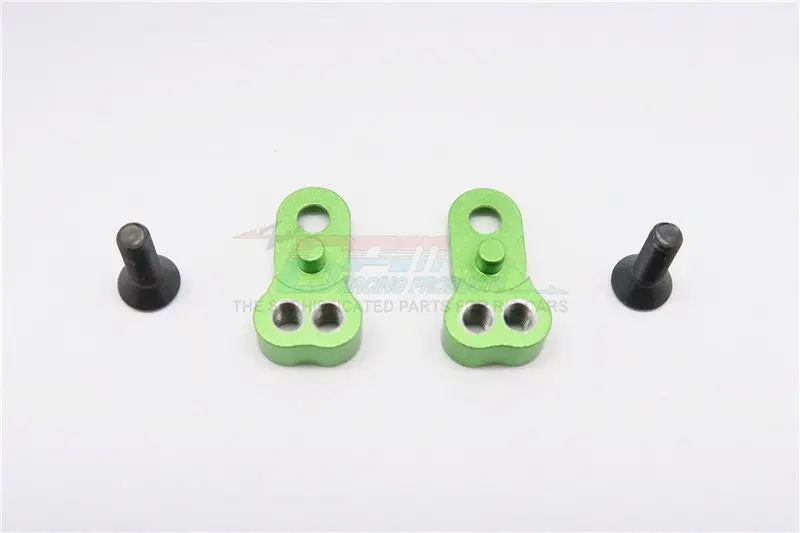 Tamiya Mf01x Aluminum Front Knuckle Steering Mount - 1Pr Set Green 1