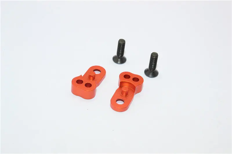 Tamiya Mf01x Aluminum Front Knuckle Steering Mount - 1Pr Set Orange 1