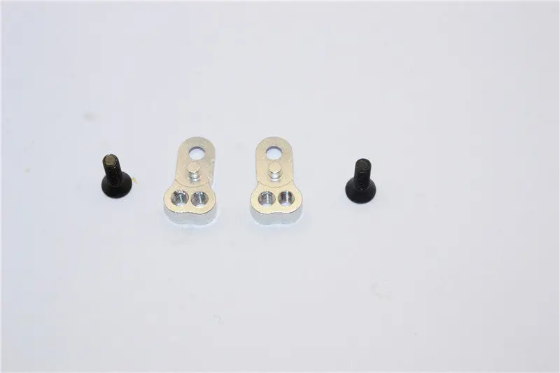 Tamiya Mf01x Aluminum Front Knuckle Steering Mount - 1Pr Set Silver 1
