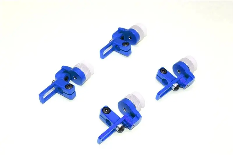 Tamiya Mf01x Aluminum Front+Rear Magnet Body Mount -1 Set Blue 1