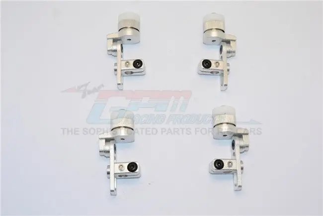 Tamiya Mf01x Aluminum Front+Rear Magnet Body Mount -1 Set Silver 1