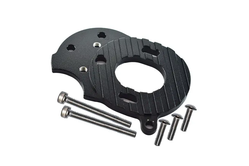 Tamiya Mf01x Aluminum Motor Plate - 1Pc Set Black 1