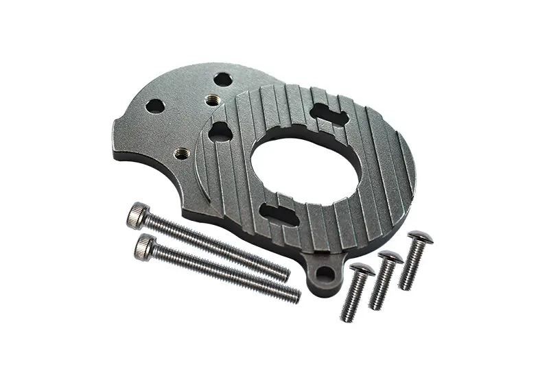 Tamiya Mf01x Aluminum Motor Plate - 1Pc Set Gray Silver 1