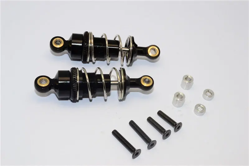 Tamiya Mf01x Aluminum Rear Adjustable Spring Damper 53Mm - 1Pr Set Black 1