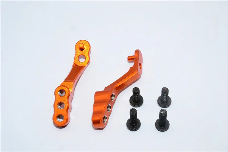 Tamiya Mf01x Aluminum Rear Camber Link Mount - 1Pr Set Orange 1