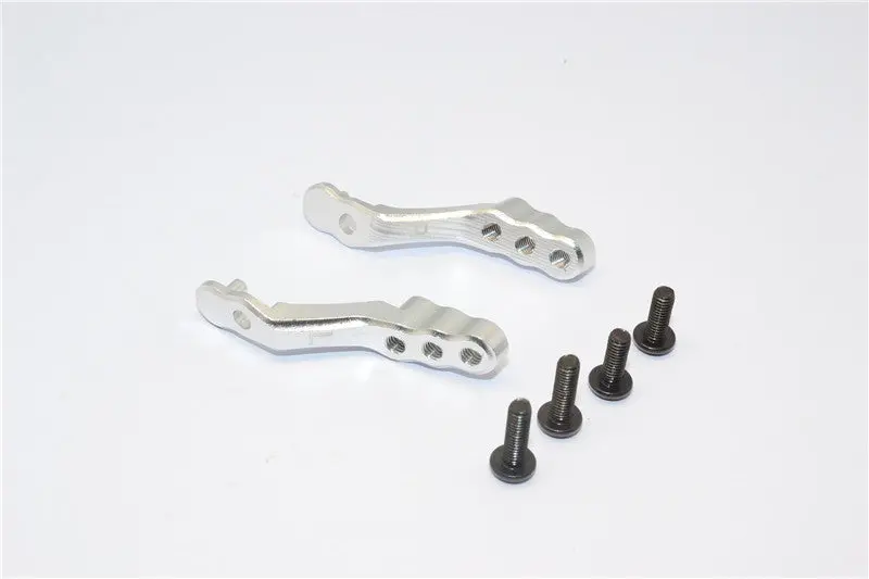 Tamiya Mf01x Aluminum Rear Camber Link Mount - 1Pr Set Silver 1