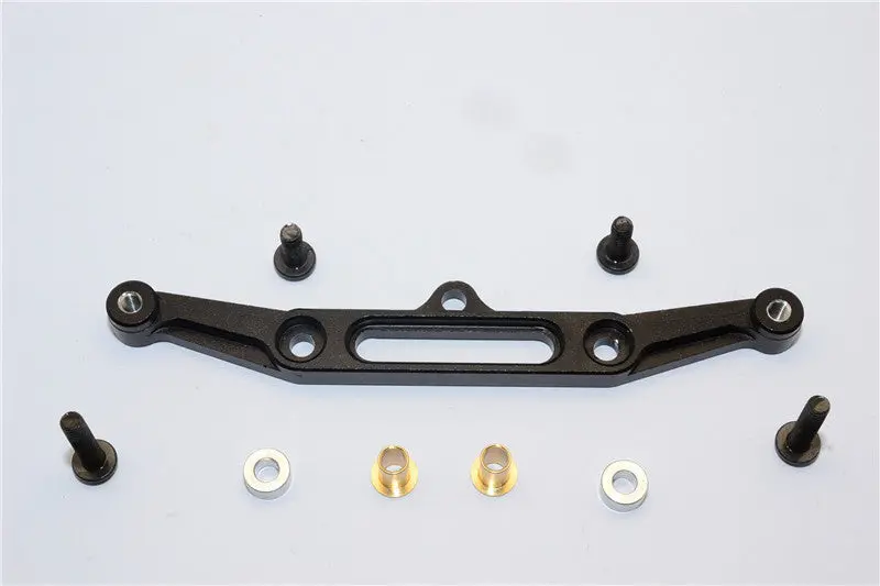 Tamiya Mf01x Aluminum Rear Damper Mount - 1Pc Set Black 1