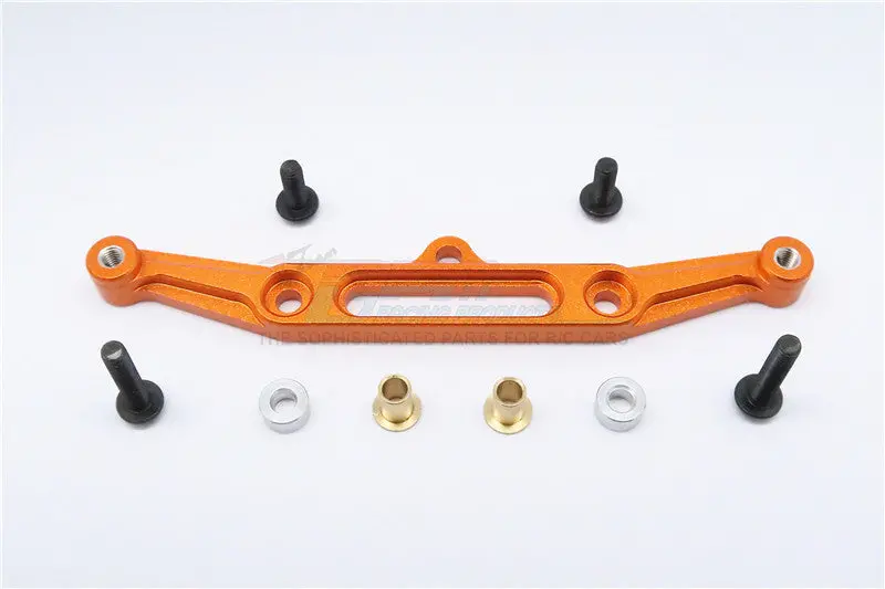Tamiya Mf01x Aluminum Rear Damper Mount - 1Pc Set Orange 1