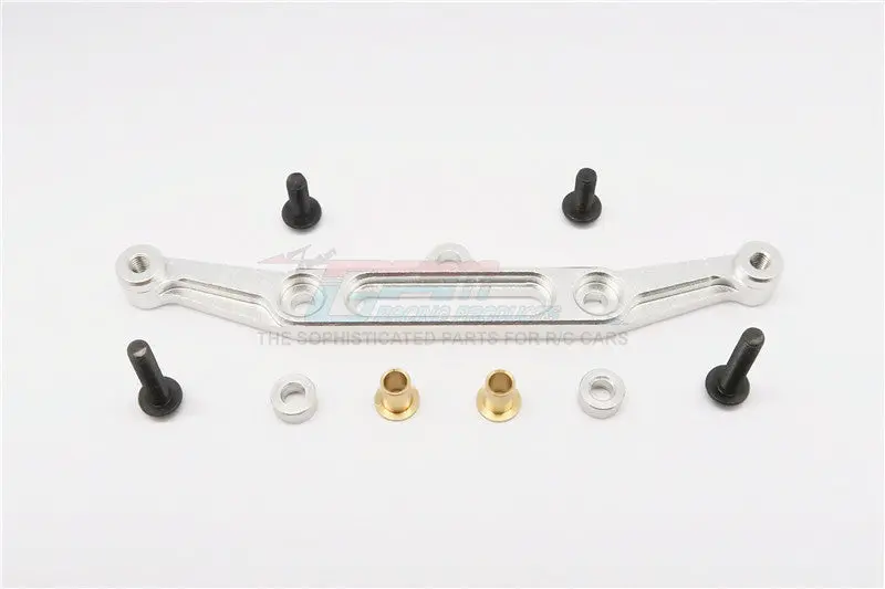 Tamiya Mf01x Aluminum Rear Damper Mount - 1Pc Set Silver 1