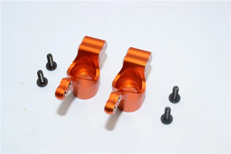 Tamiya Mf01x Aluminum Rear Knuckle Arm - 1Pr Set Orange 1