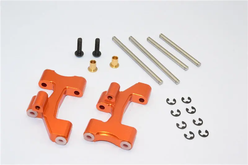 Tamiya Mf01x & M06 Aluminum Front Suspension Arm - 1Pr Set Orange 1