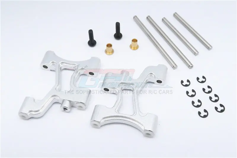 Tamiya Mf01x & M06 Aluminum Rear Suspension Arm - 1Pr Set Silver 1