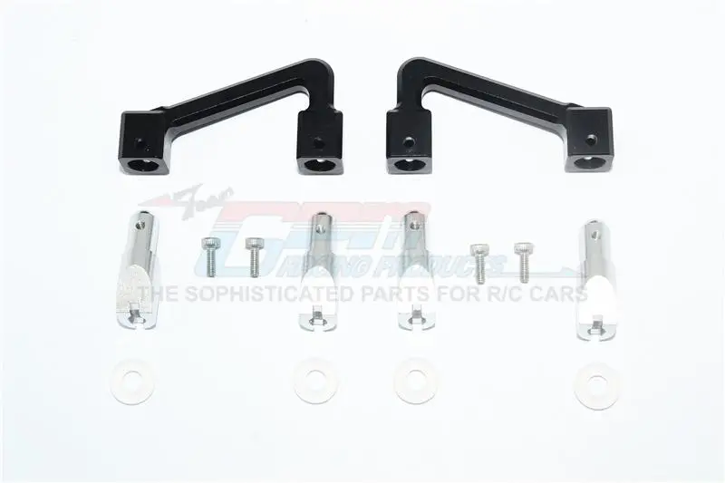Tamiya T3-01 Dancing Rider Trike Aluminum Body Mount & Stabilizer - 14Pc Set Black 1