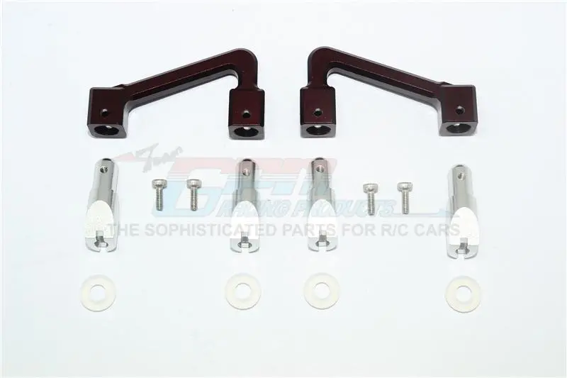 Tamiya T3-01 Dancing Rider Trike Aluminum Body Mount & Stabilizer - 14Pc Set Brown 1