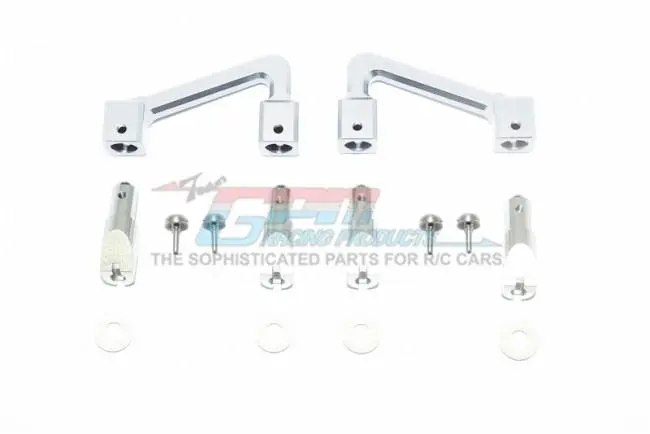Tamiya T3-01 Dancing Rider Trike Aluminum Body Mount & Stabilizer - 14Pc Set Silver 1