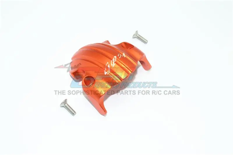 Tamiya T3-01 Dancing Rider Trike Aluminum Front Skid Plate For Front Wheel - 1Pc Set Orange 1